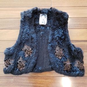 fur vest